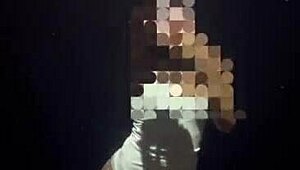 Young girl in swing with buttplug shares pussy in group fucking