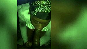 thot sucking on my big black cock