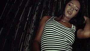 Busty Asian shemale feels ecstasy swallowing huge dick before intense anal