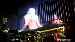 Horny Prisoner Gets to Bang Two Naughty Sluts.