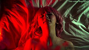 raven's beautiful agony with dildo and toys 😍