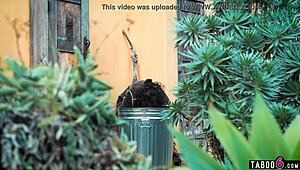 Victoria Voxxx finds a used condom