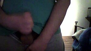 masturbate small 18+ dick with intense focus on cute beauty and monster cock cum