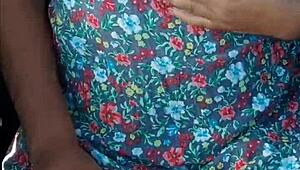 showing off naked in a moving car for public view