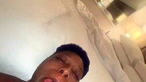 I watched this ebony girl deepthroat that big black cock, it was so hot