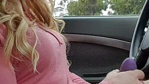 Caught masturbating in my car with a butt plug inserted.