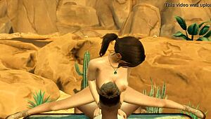 Ever seen an Egyptian phalos in 3D cartoon action?