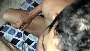 Outdoor Gloryhole Action with Massive Black Cock Swallowed