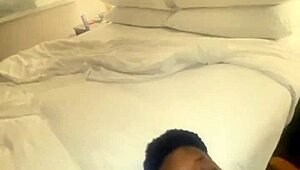 I watched this ebony girl deepthroat that big black cock, it was so hot