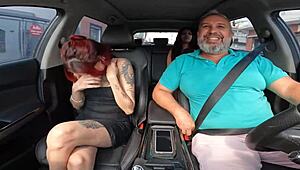 Taking a wild ride with carioca queen bibs doing crazy stuff on São Paulo streets! 🚗💥