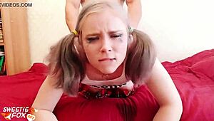 Student deepthroats gym teacher in close-up homemade video