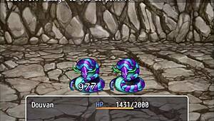 Twin Virgins in Geezer Hero RPG Get Deflowered