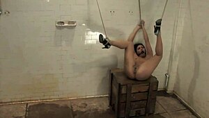 Piss sluts engage in bdsm threesome with big cocks