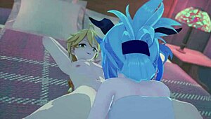 can i break ganyu from genshin impact in this 3d hentai cartoon?