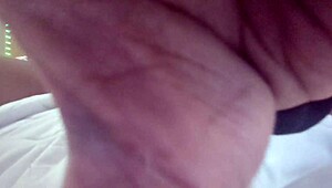 Naejae Rubs Twat Watching Lesbian Porn