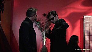 Two Hard Dicks Shared by Happy Babes