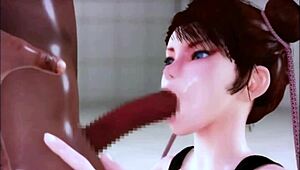 Chun-Li Takes on Big Black Cock in Wild Hentai 3D 48 Action