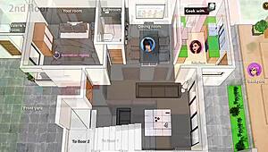 sexy teen gives blowjob and handjob to friends