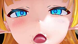 just saw elf radral anime getting wild in pov hentai