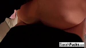 Photographer makes it a 3-way with hot milf sarah