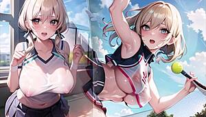 hey, wanna see anime teens with transparent outfits?