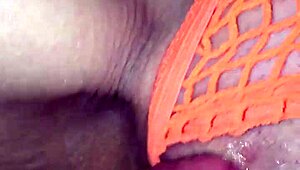 Webcam Play with Toys Ends in Sticky Cum Mess