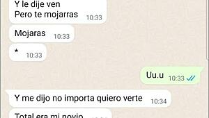 mi novia se comio la segunda pija en una web chat intensa