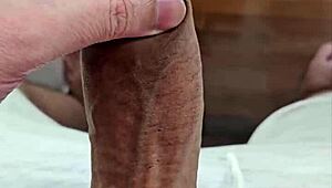 Brazilian Twink Solo Masturbates And Cums Hard In Neighbor's House