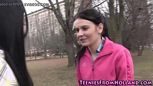 She fingers her cunt in the shower