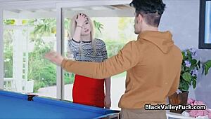 Man, banging sweet ebony pussy while my gf’s home