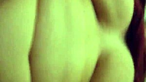 My girlfriend with big monster cock action