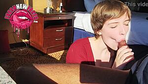 Beautiful Woman Films for the First Time