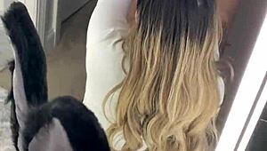 Snowbunny Screams As BBC Rips Clothes!