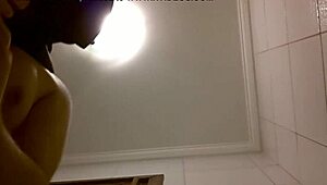 oil handjob leads to cum