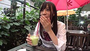 Idol-Like Girl Gets Soaking Wet Easily