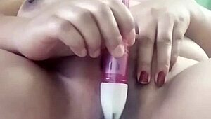 Pornstar poosoo intensely fingers her pussy in solo masturbation