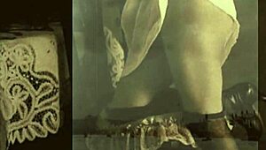 I love watching two centuries of vintage lesbian porn