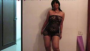 huge ass south indian babe riding dildo with wild moves