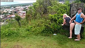 Câmera do Parque Flagra Casal Fodendo em Público com Estilo