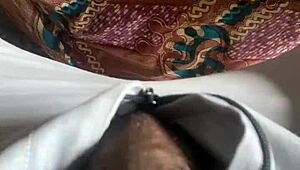 Friends have playtime in the dorm during workout