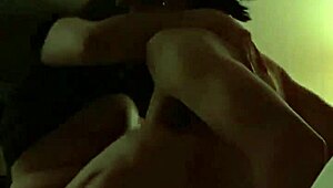 A sexy young girl with small tits poses and teases in this casual scene.