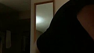 A sexy young girl with small tits poses and teases in this casual scene.