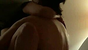 A sexy young girl with small tits poses and teases in this casual scene.