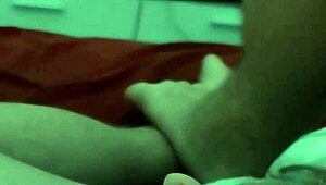 Natural footjob fucking with big tits 😘