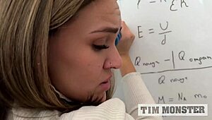 Big Cock DOMINATES Petite Pussy with Rough Fucking and Hot Creampie