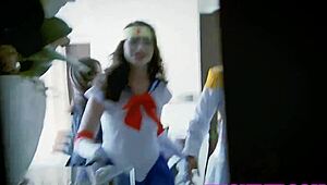 Can cosplay teen 18+ best friends share a big dick?