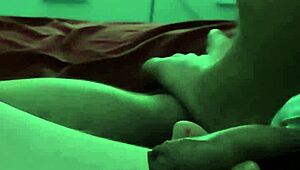 Natural footjob fucking with big tits 😘