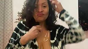 Anna Maria, the sexy Latina, dances in a steamy Christmas video with Caribbean flair