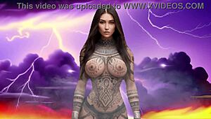 Big bouncy tits and jiggly ass in 3d cartoon porn 😍