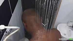 After cold BATH, man FUCKED me till I SQUIRT everywhere